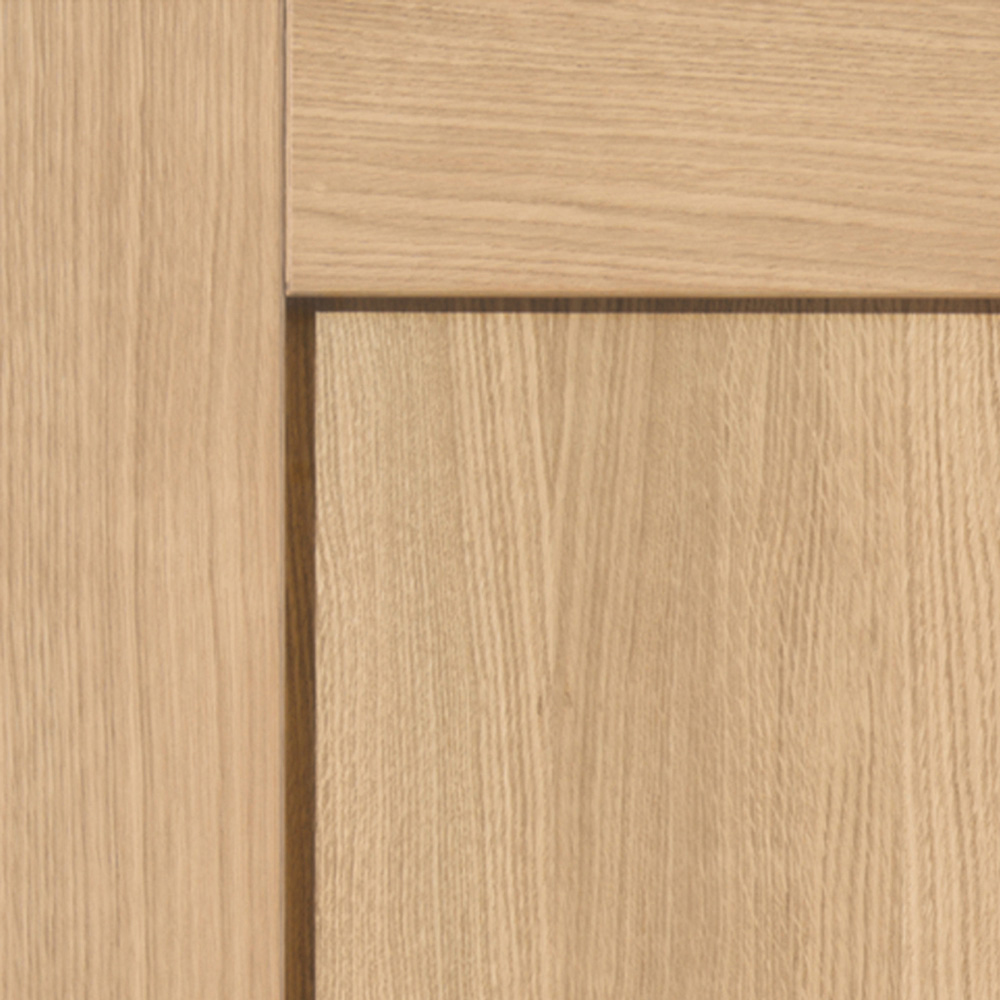 JB Kind Etna Oak Veneered FD30 Unfinished Internal Door 1981 x 762mm Image 4
