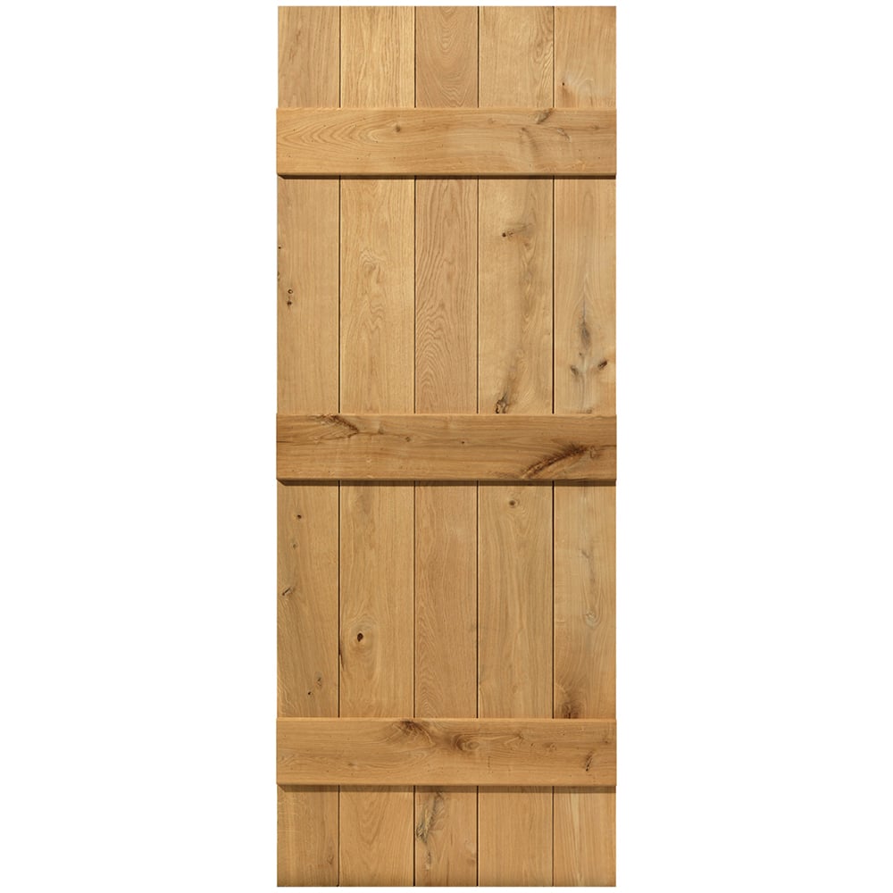 JB Kind Rustic Cottage Oak Ledged Internal Door 1981 x 838mm Image 3