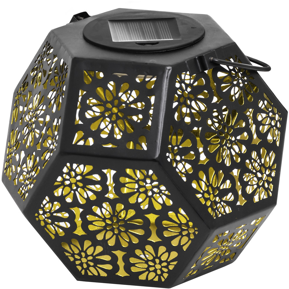 wilko Diamond Shaped Solar Hanging Lantern Image 3