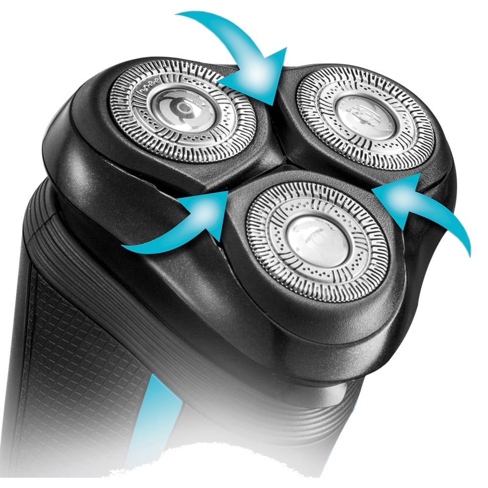 Remington R6 Style Series Aqua USB Rotary Shaver Image 7