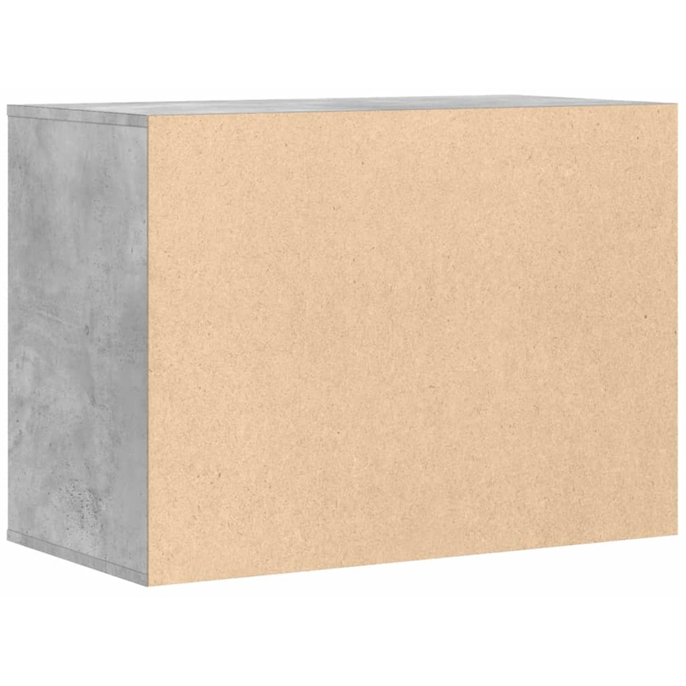 vidaXL 3 Drawer Grey Engineered Wood Chest of Drawers Image 6