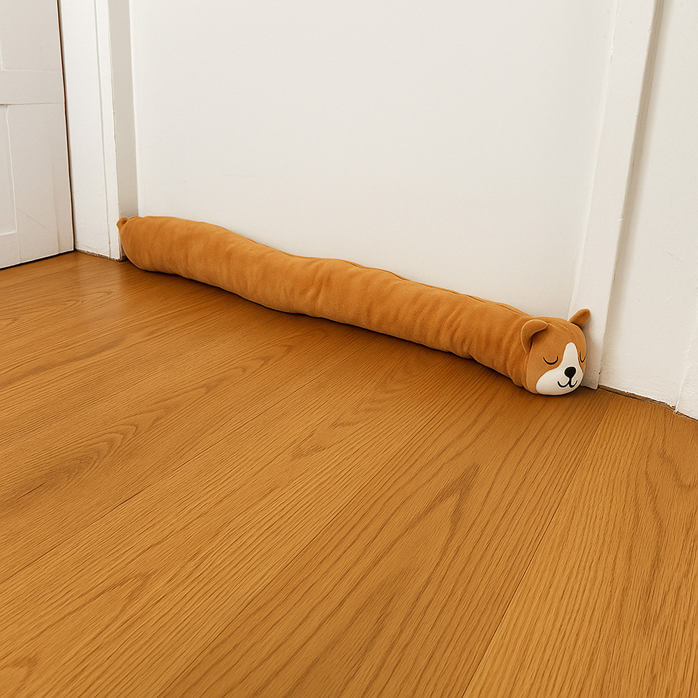 Avilo Curled Sleepy Cat Soft Draught Excluder Image 3