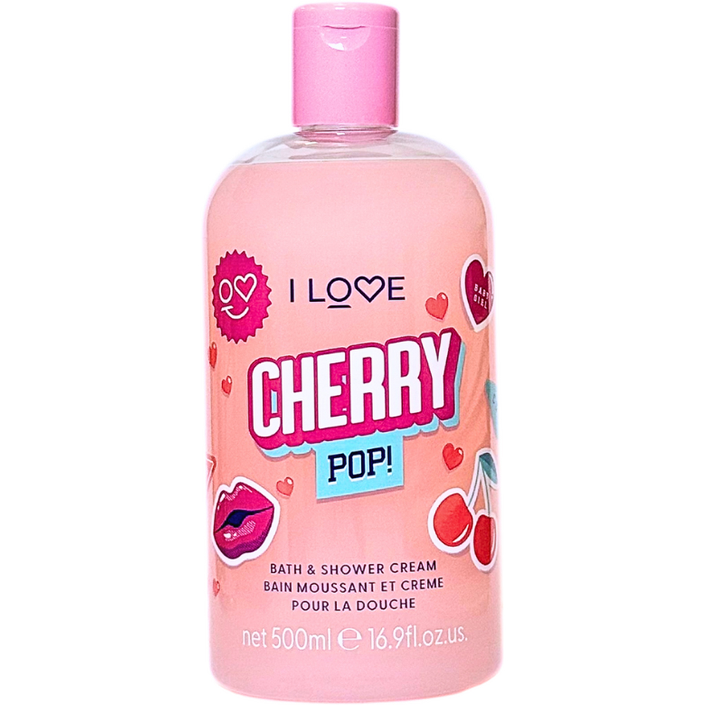 I Love Lemonade Fizz Bath and Shower Cream Cherry Pop Image 1