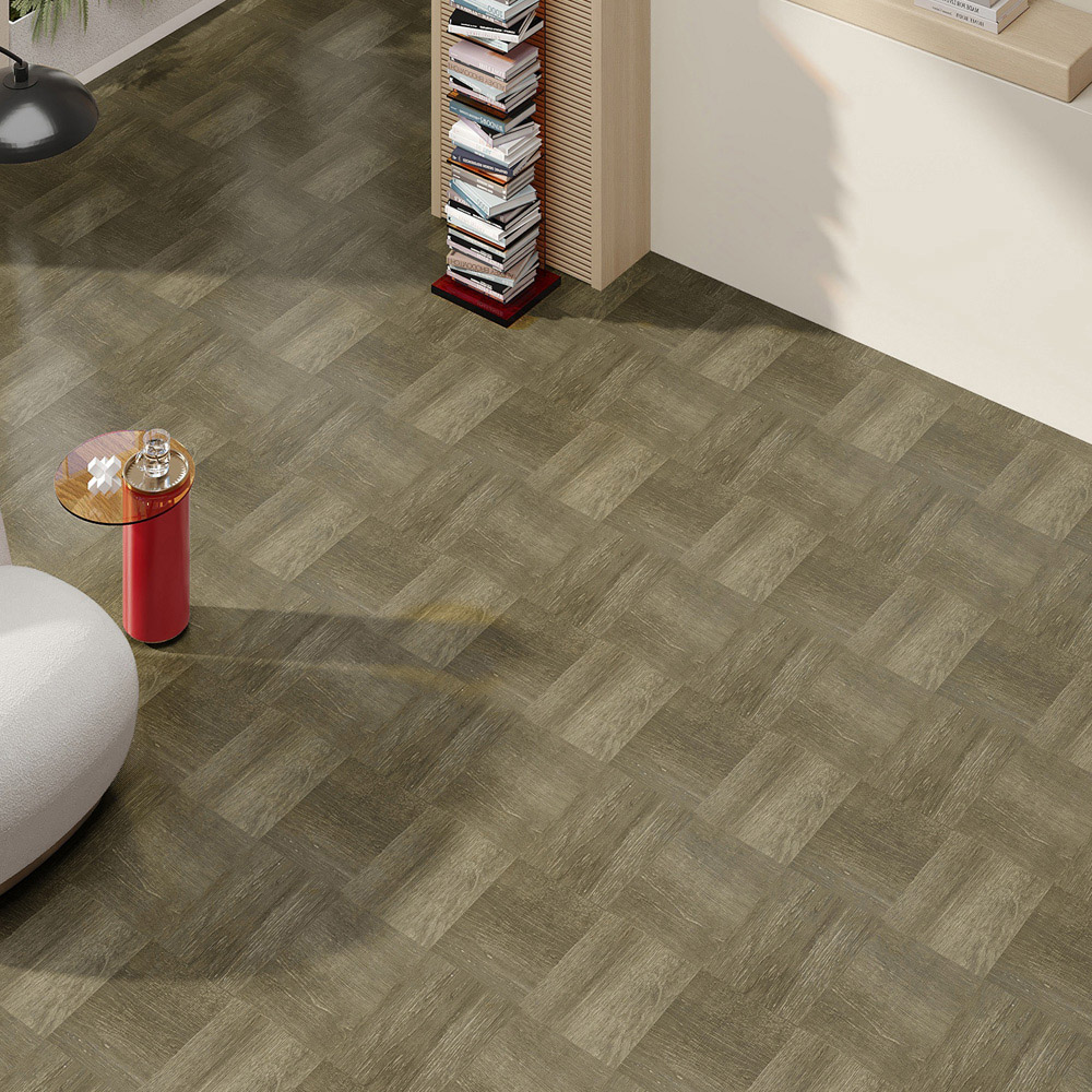 Living and Home Parquet Wood Self-Adhesive PVC Flooring Tile 10 Pack Image 7