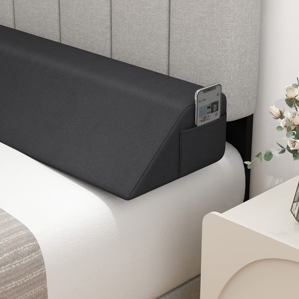 Costway Double Bed Wedge Pillow with 2 Storage Pockets Image 3