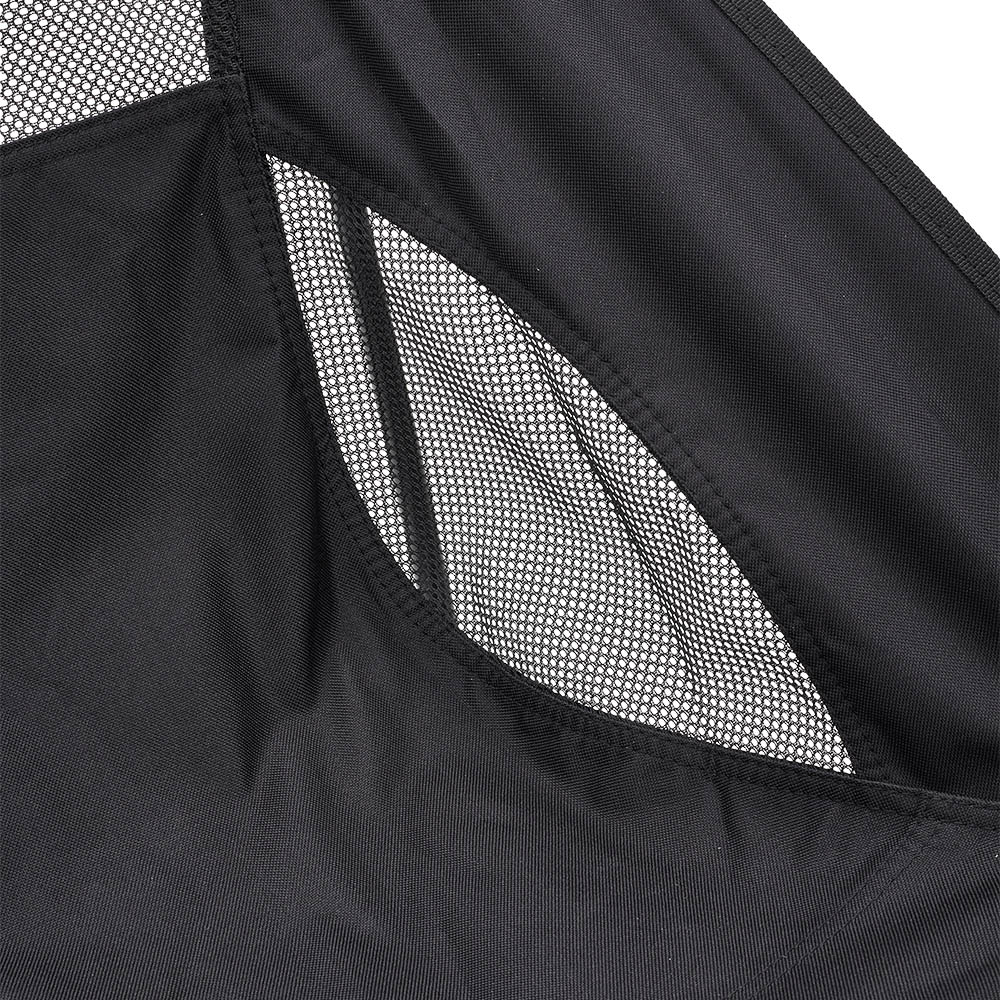 Living and Home Black High Back Foldable Camping Chair Image 6