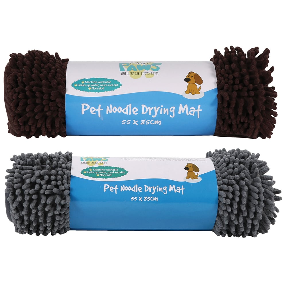 Single Clever Paws Pet Drying Noodle Mat in Assorted styles Image 1