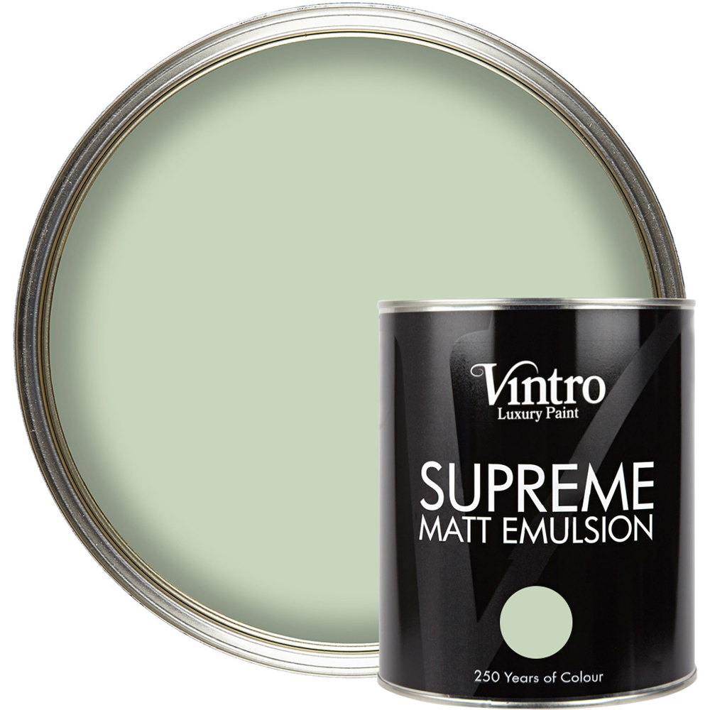 Vintro Paint Verdant Matt Emulsion Interior Paint 1L Image 1
