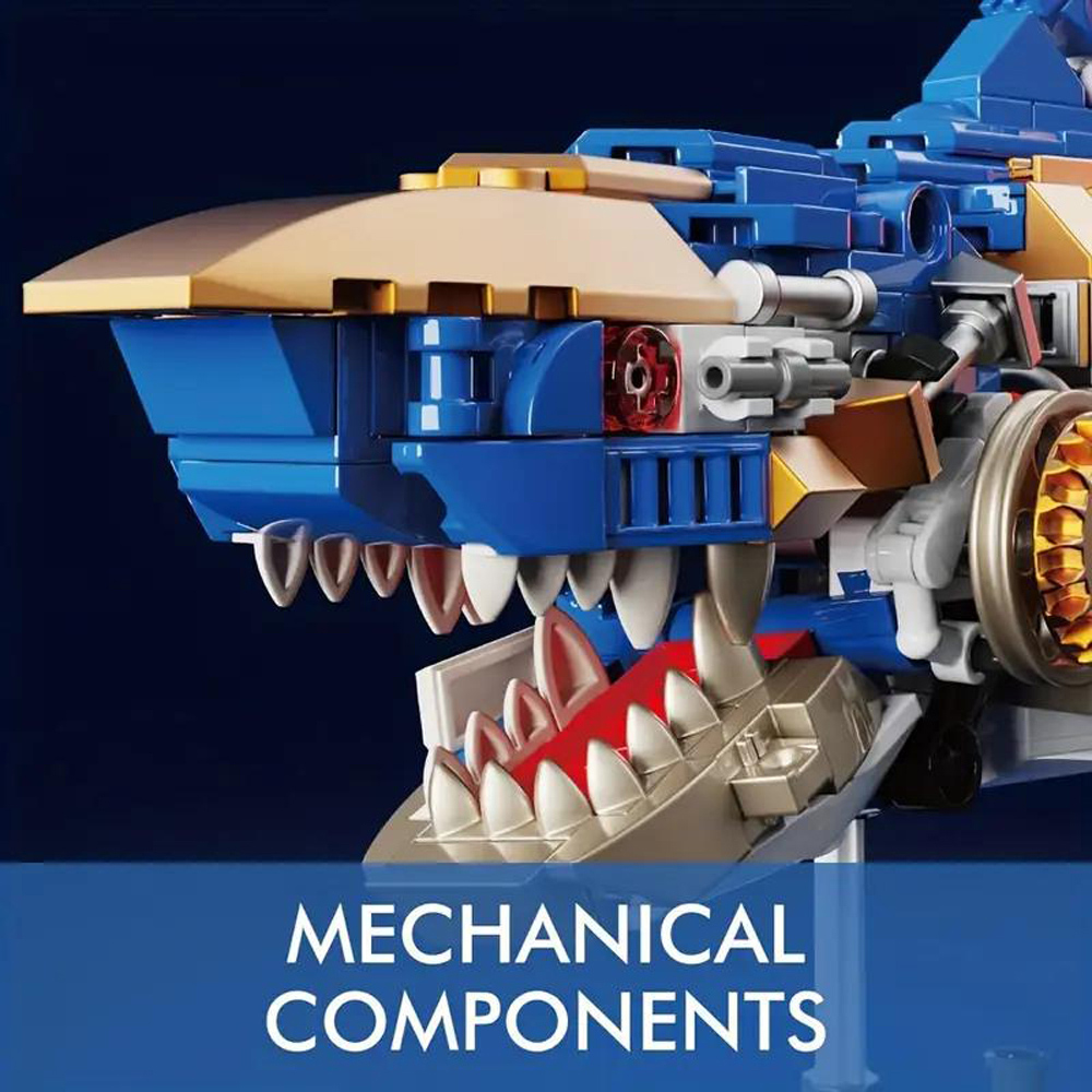 DYZI 687 Mechanical Shark Building Set Image 6