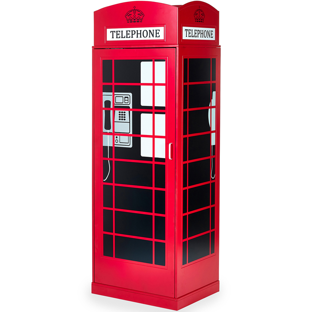 Julian Bowen Telephone Box Wardrobe Image 2