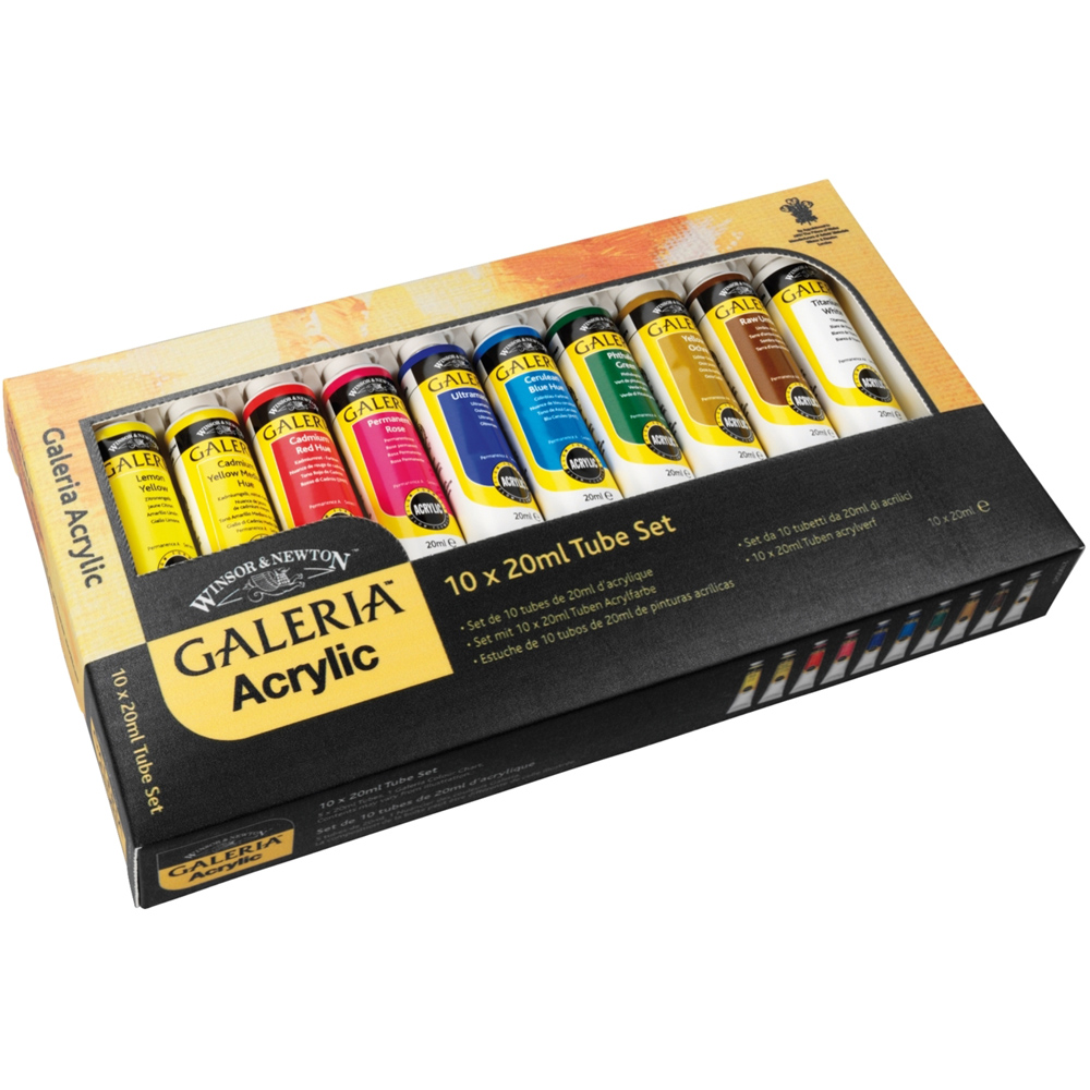 Winsor And Newton Galeria Acrylic Starter Set Image