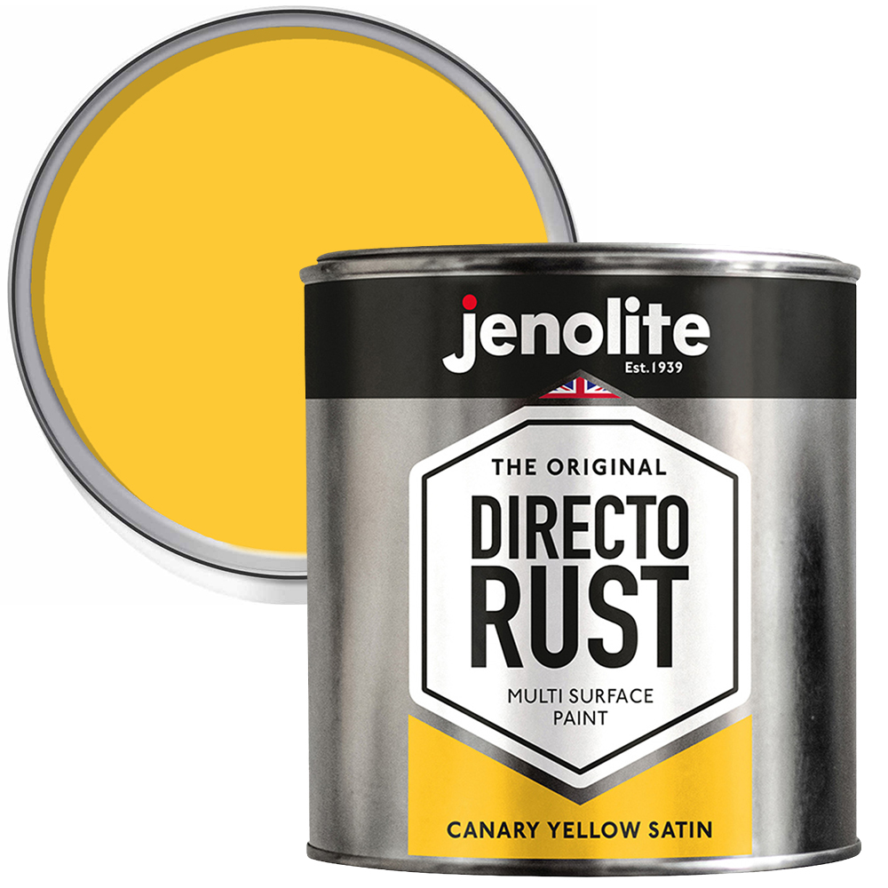 Jenolite Directorust Canary Yellow Satin 1L Image 1