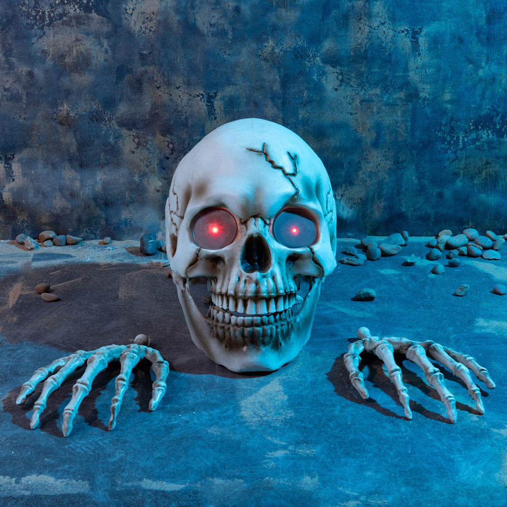 Giant Talking Skull and Hands Image 2