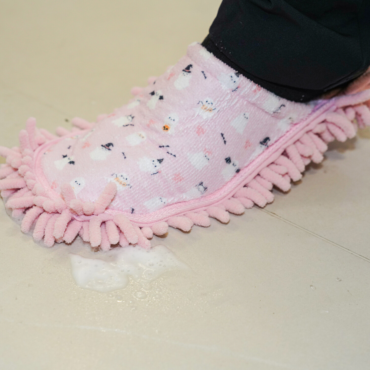 Ghost Chenille Slippers Pink Image 4