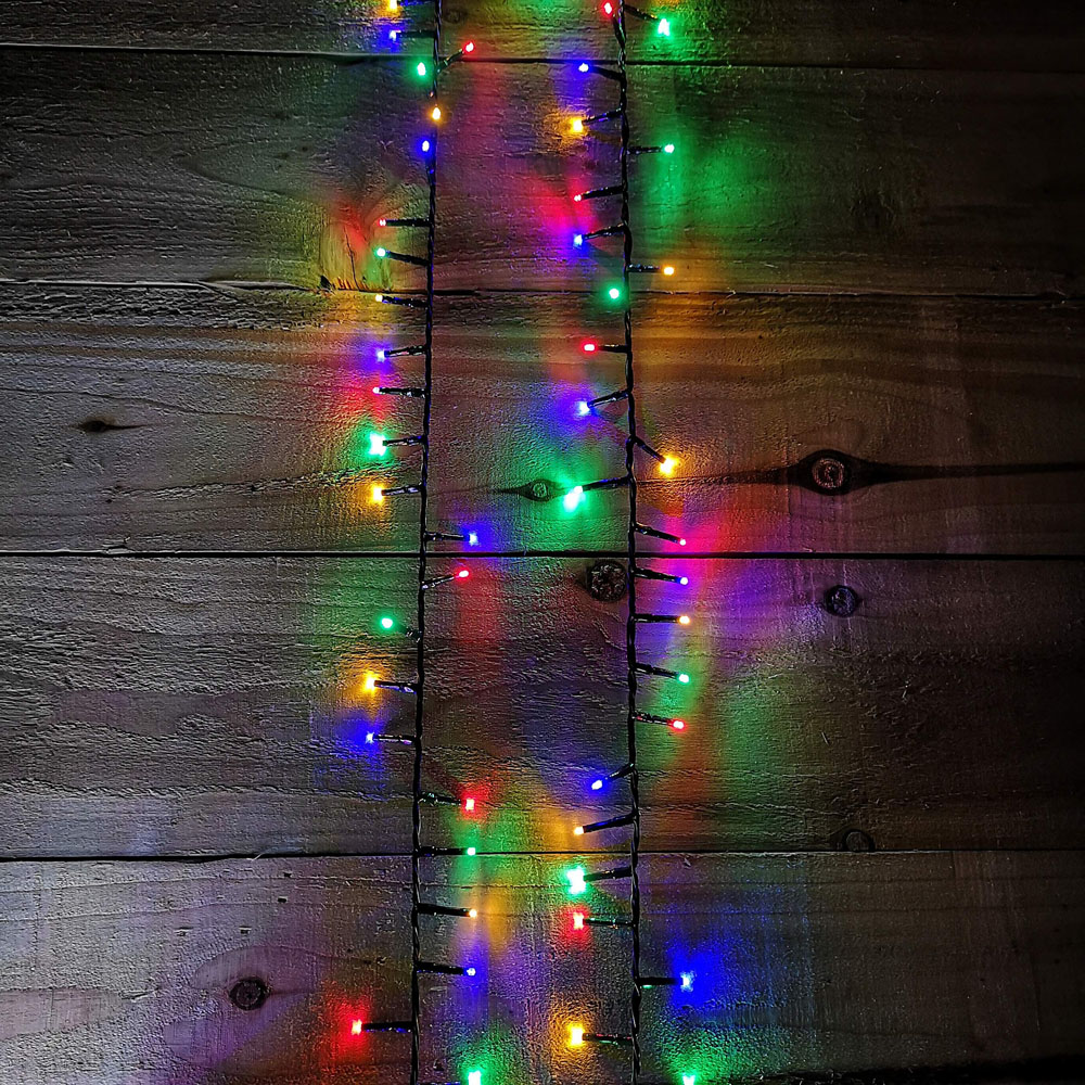 Premier ClusterBrights 3000 Multicolour LED Multi-Function Green Cluster Light 37.2m Image 7