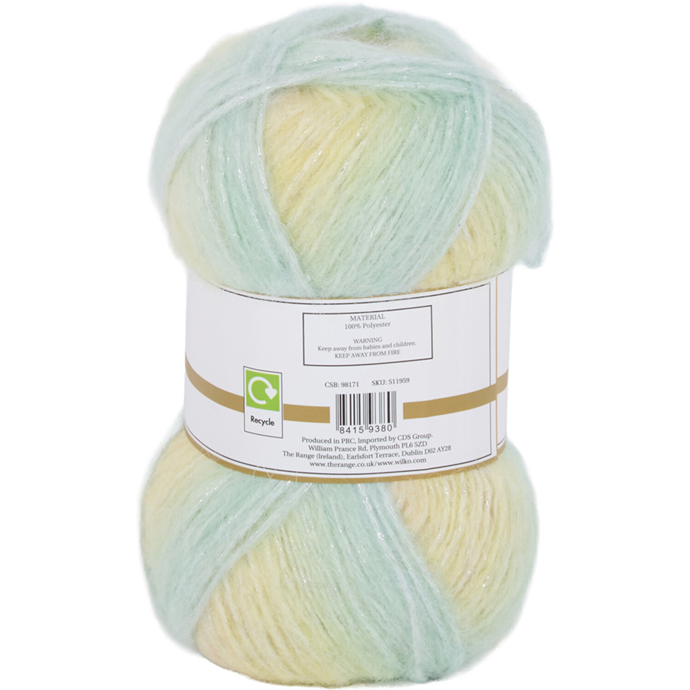 Multicolour Metallic Sheen Yarn Yellow Image 3