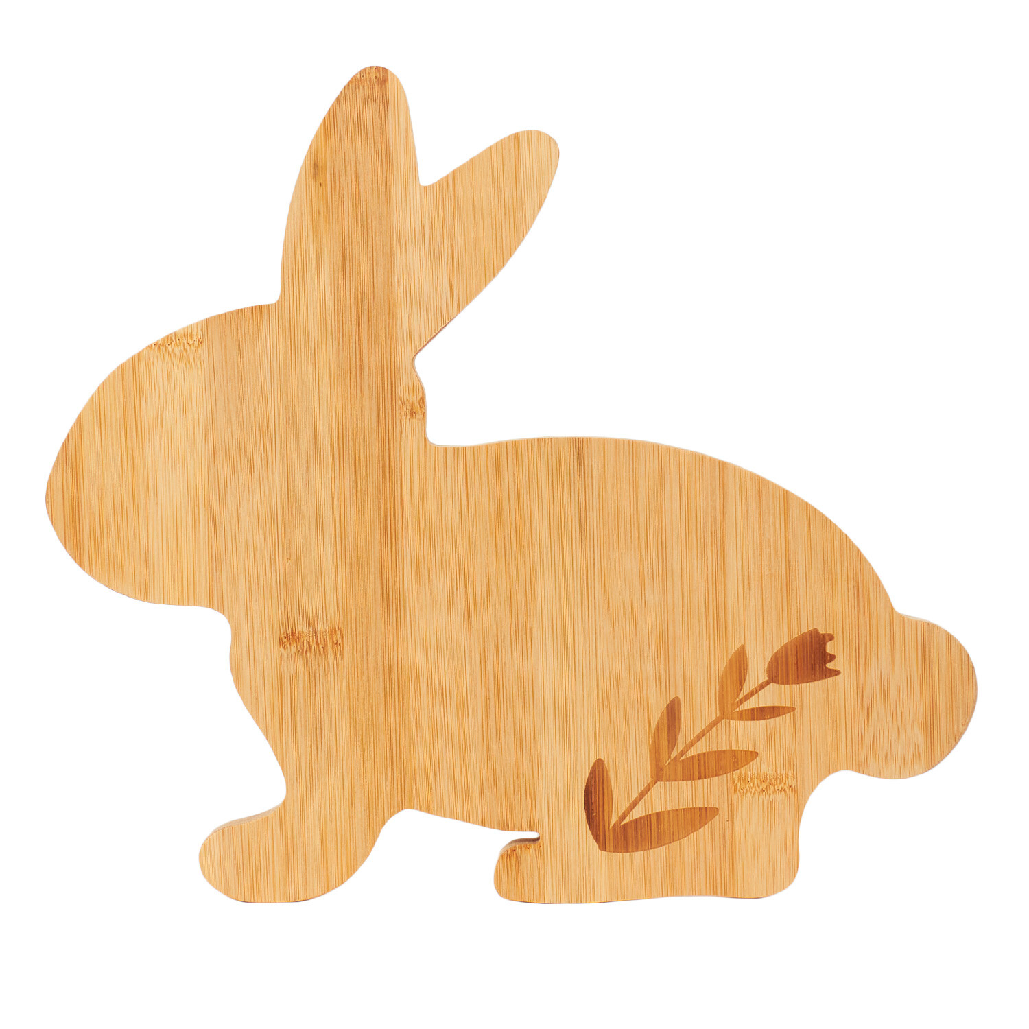Rabbit Chopping Board - Brown Image 1