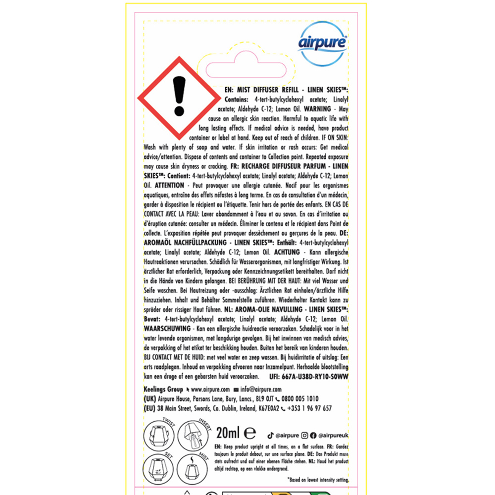 Airpure Mist Diffuser Refill Image 2