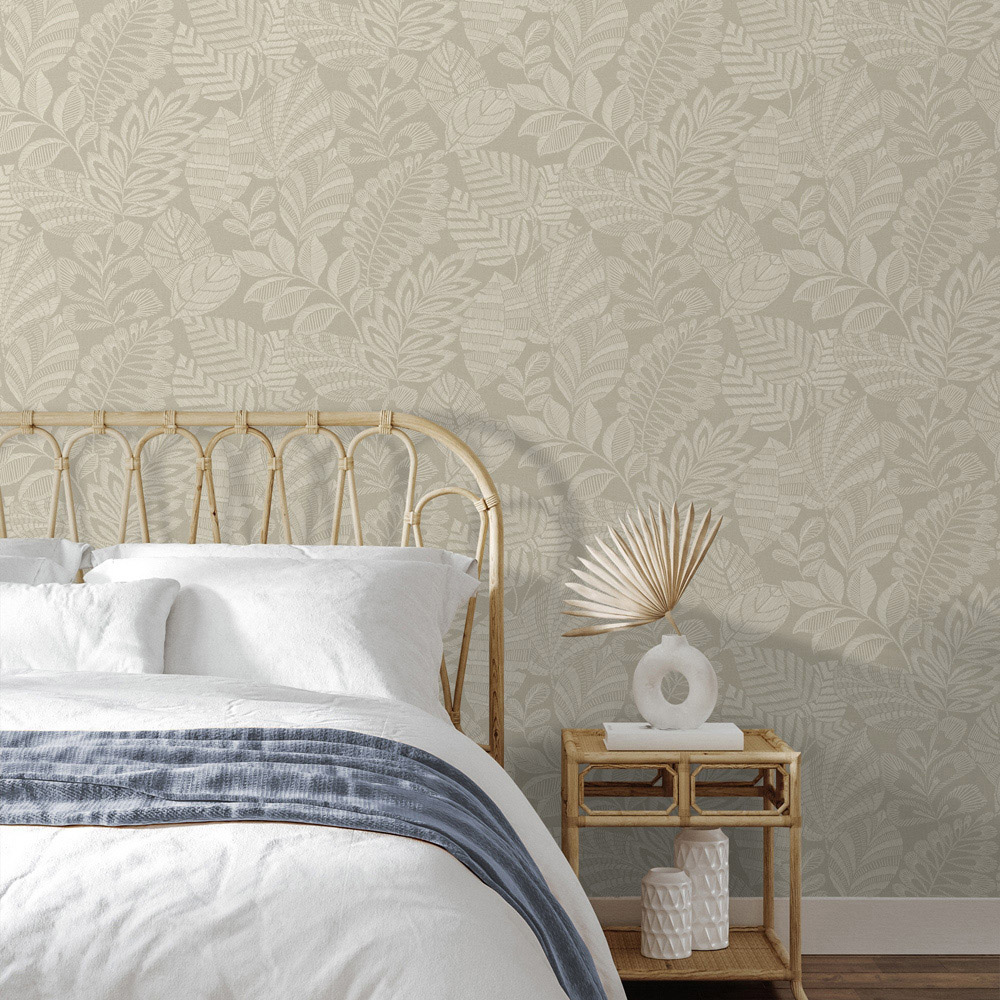 Grandeco Madou Neutral Wallpaper Image 2