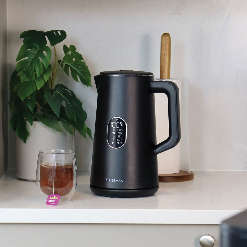 Statesman SKK01518B Black 1.5L Smart Jug Kettle with Alexa Voice Control 1800W Image 2
