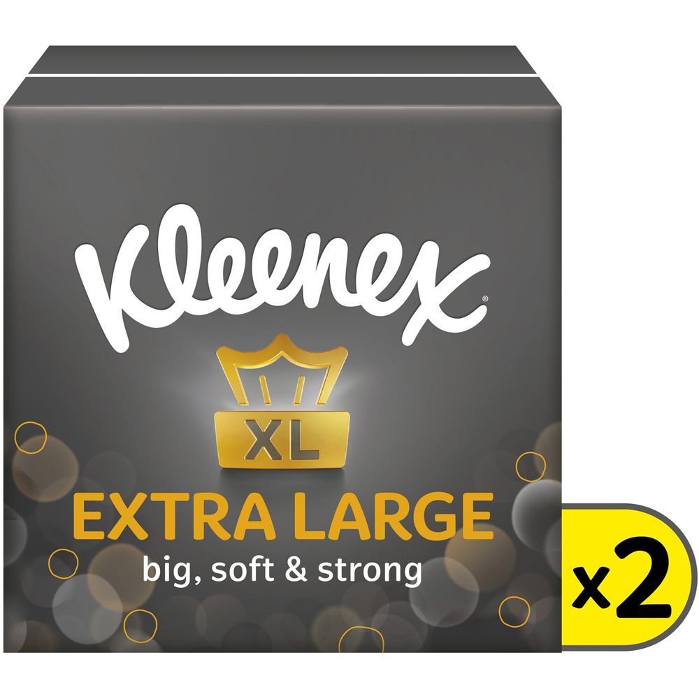 Pack of 2 Kleenex Extra Large Tissue Boxes Image 3