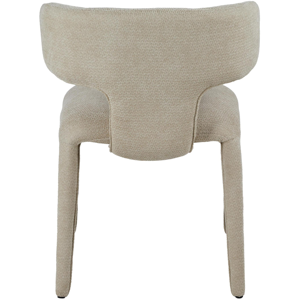 Portland Savoy Beige Statement Dining Chair Image 6