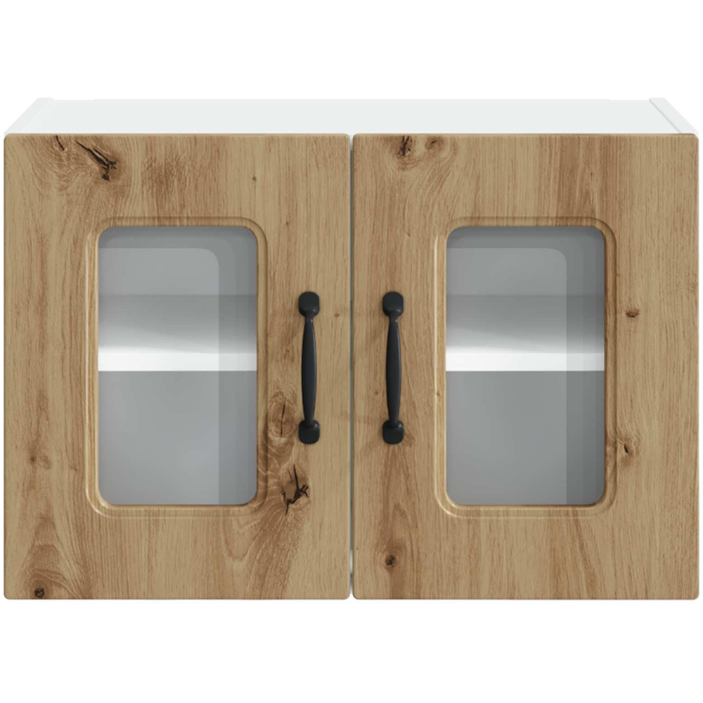 vidaXL Kalmar 2 Door Artisan Oak Wall Kitchen Cabinet Image 4