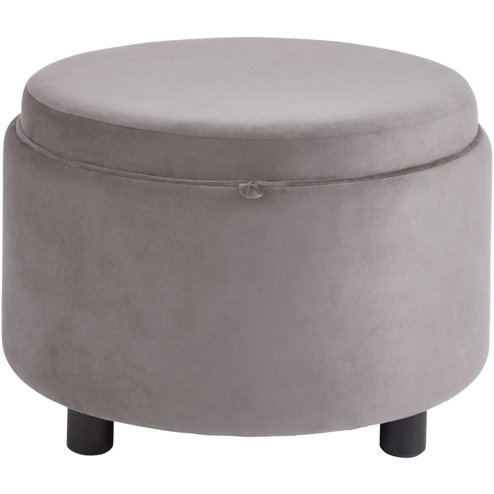 GFW Leylani Grey Tray Table Storage Stool Image 2