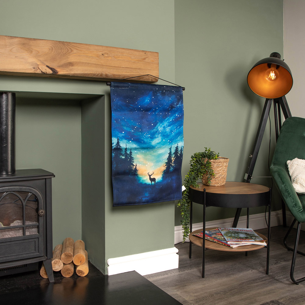 Samuel Alexander Stag Light Up Hanging Banner 60 x 40cm Image 6