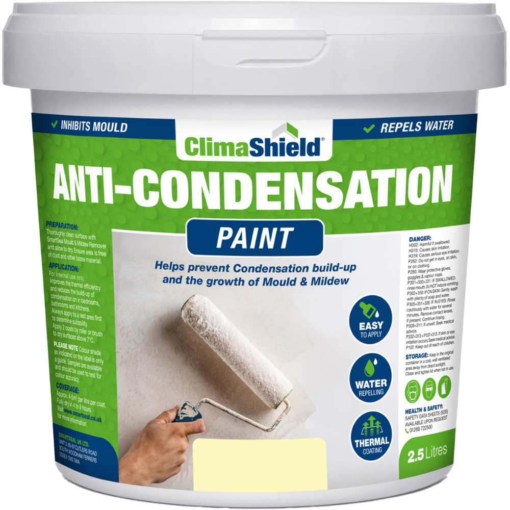 SmartSeal Devon Cream Anti-Condensation Paint 2.5L Image 2
