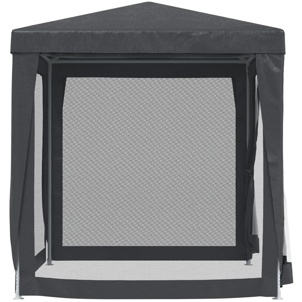 vidaXL 2 x 2m Anthracite Party Tent with 4 Mesh Sidewalls Image 4