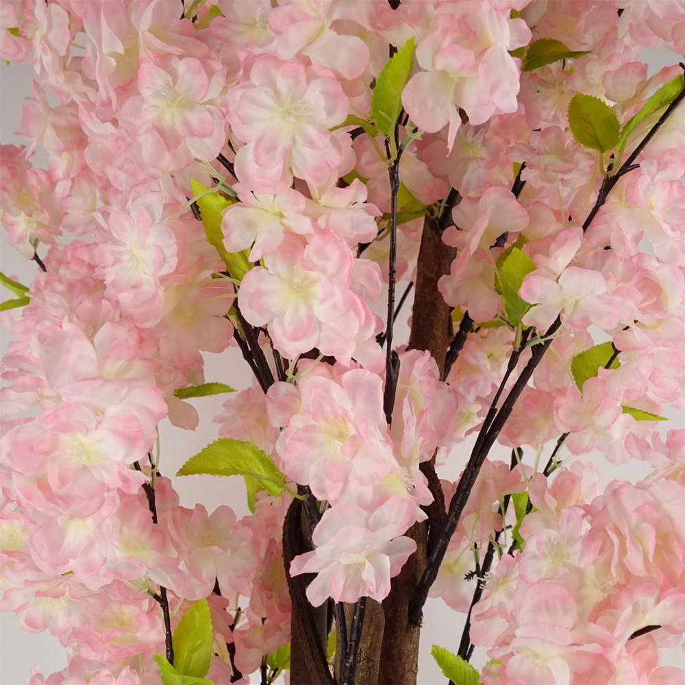 Botanik Pink Blossom Artificial Tree in Pot 5ft Image 2