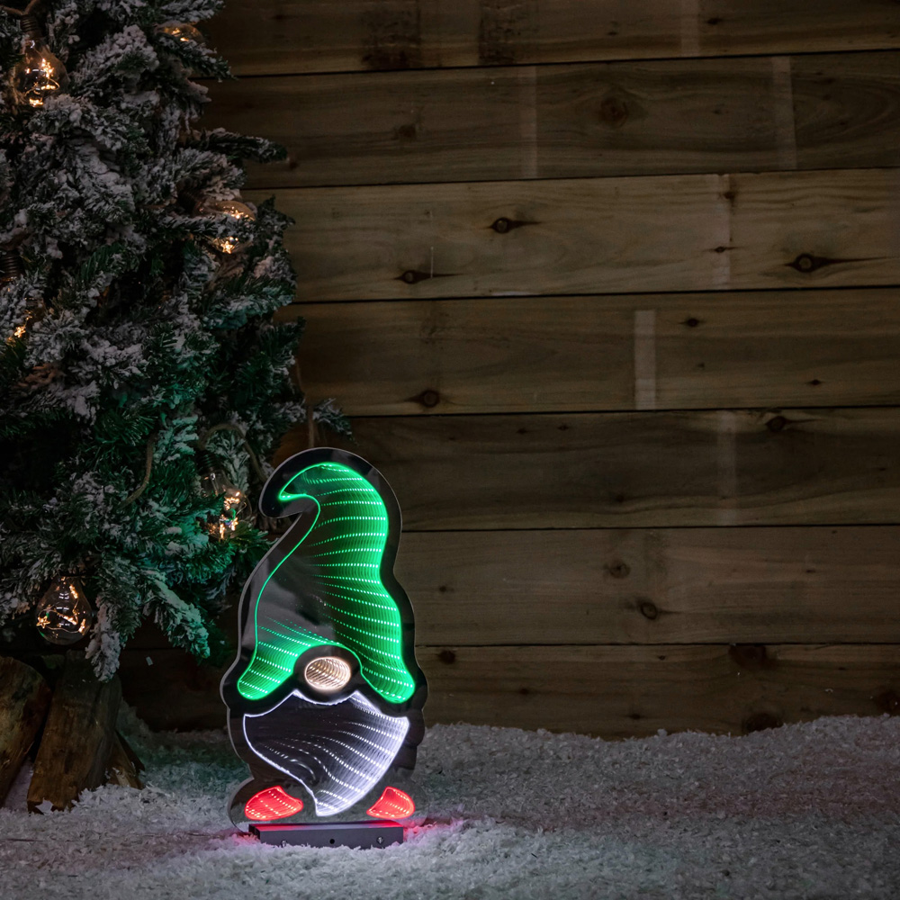 Samuel Alexander Multicolour Infinity LED Light Up Gonk Christmas Decoration Image 3