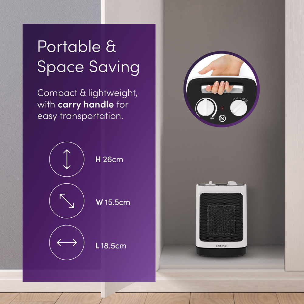 Emperial Mini Fan Heater 2000W Image 9