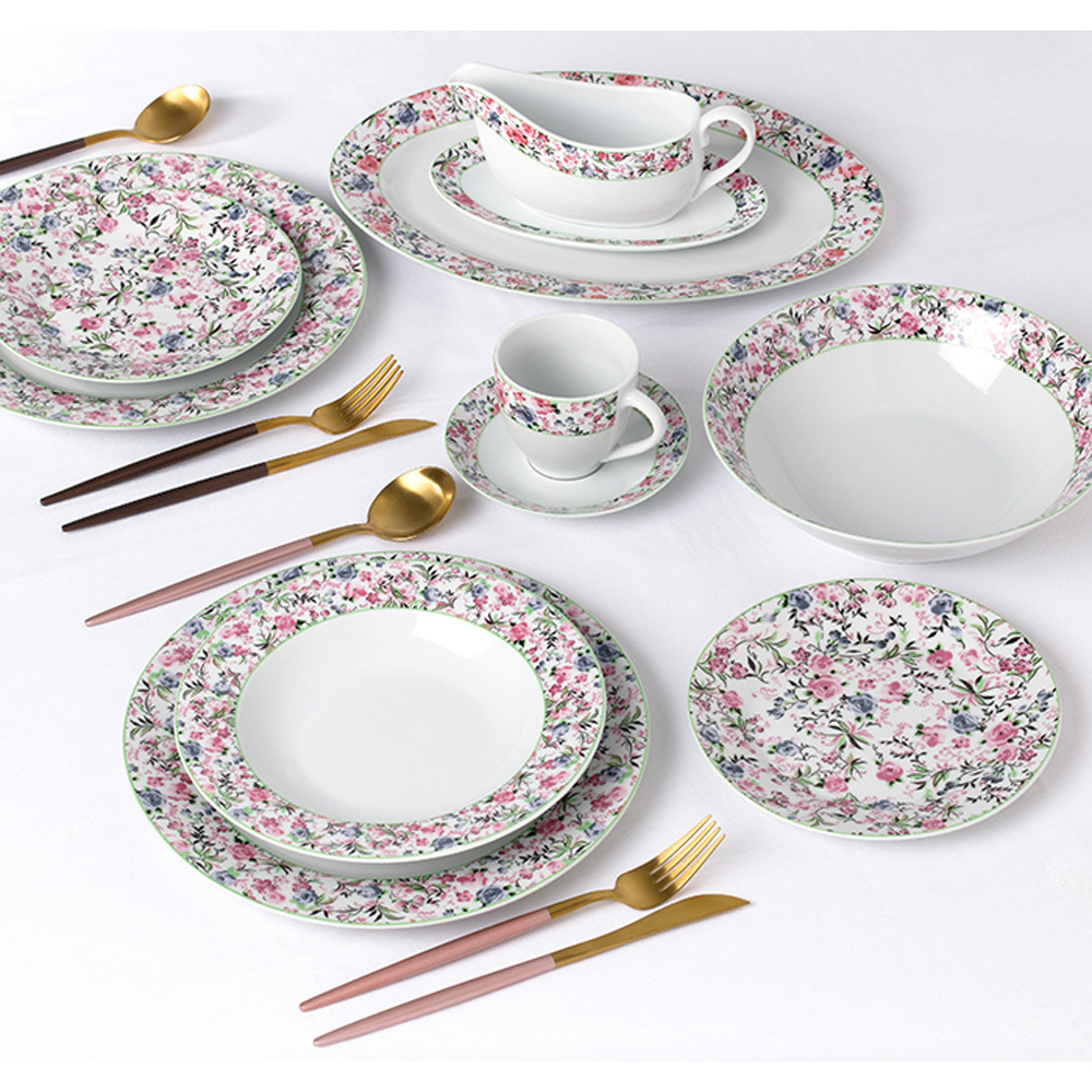 Waterside Bloomsbury Floral Pattern 35 Piece Dinner Set Image 4