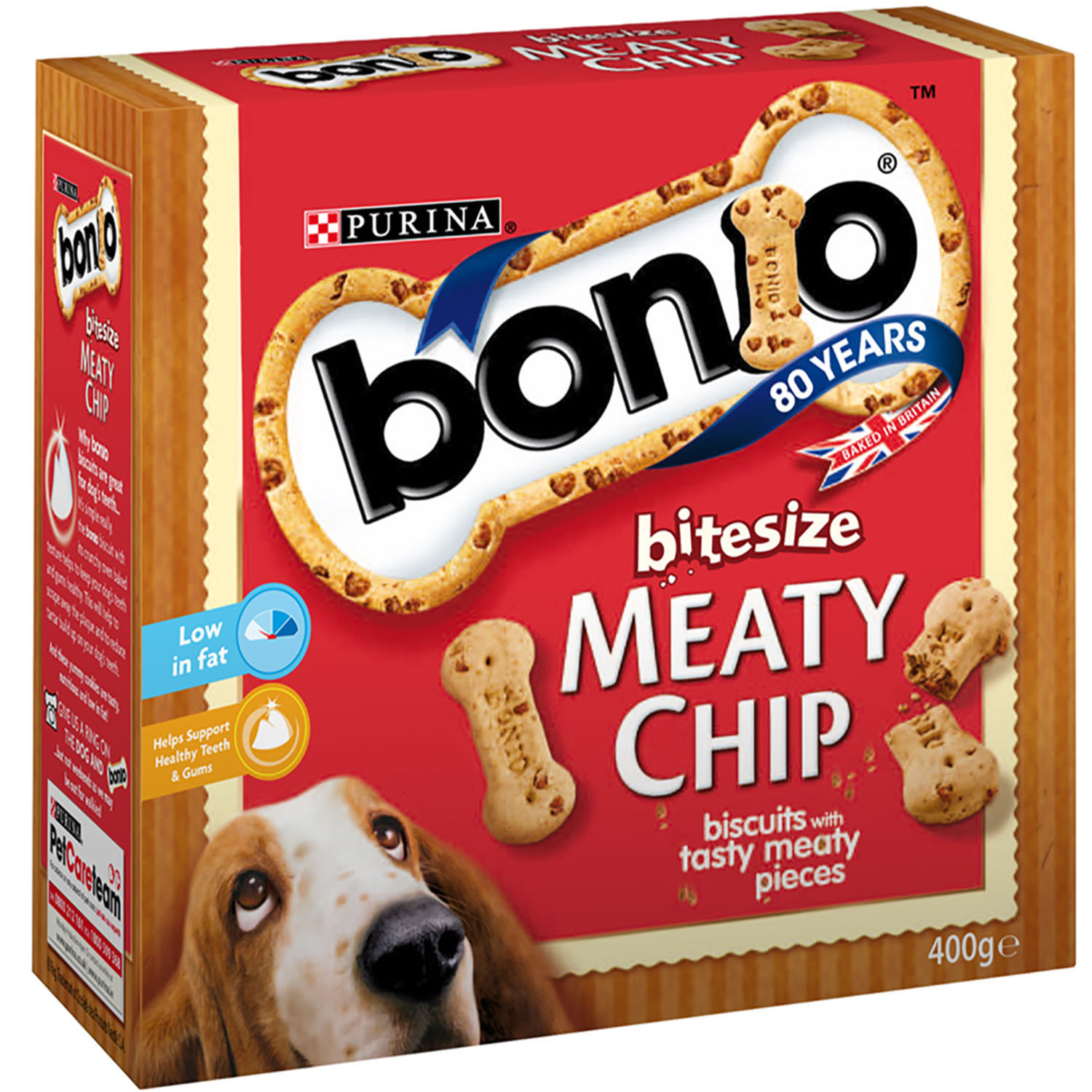 Purina Bonio Meaty Chip Bitesize Dog treat Image