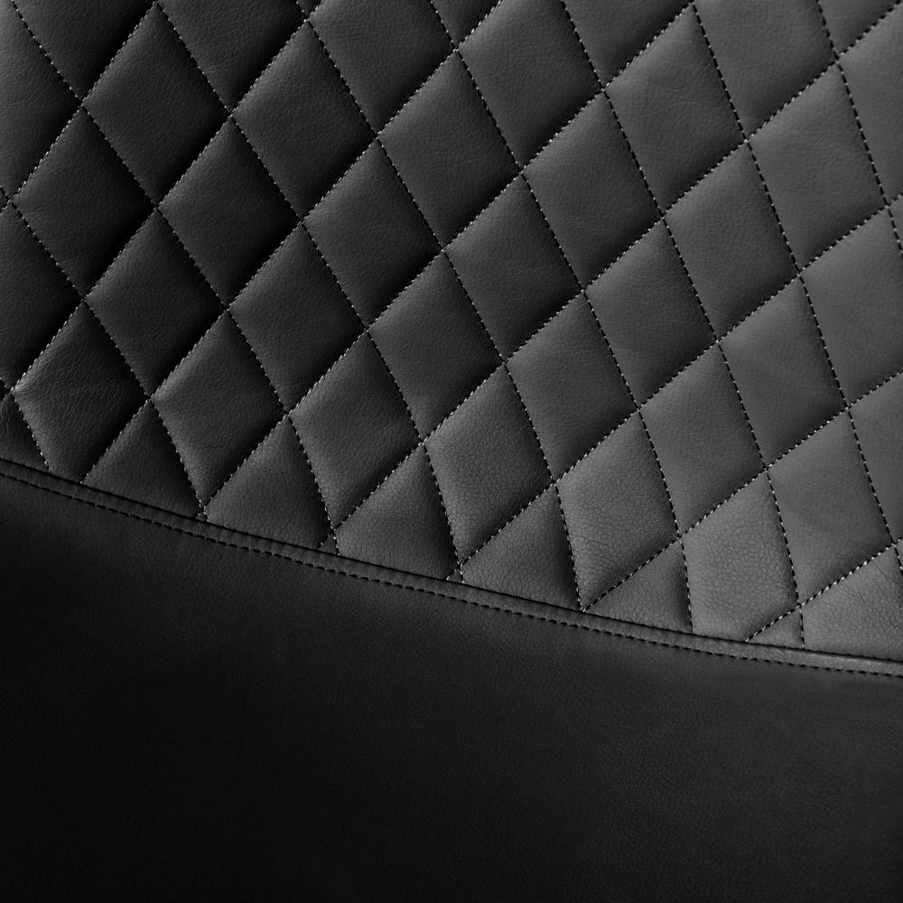 Furniturebox Lucia Solara 6 Seater Dining Set Black Gloss Image 7