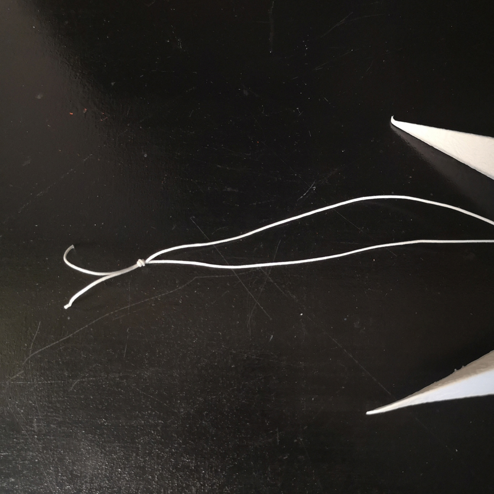 Samuel Alexander White Paper Foldable Star Christmas Decoration 38cm Image 6