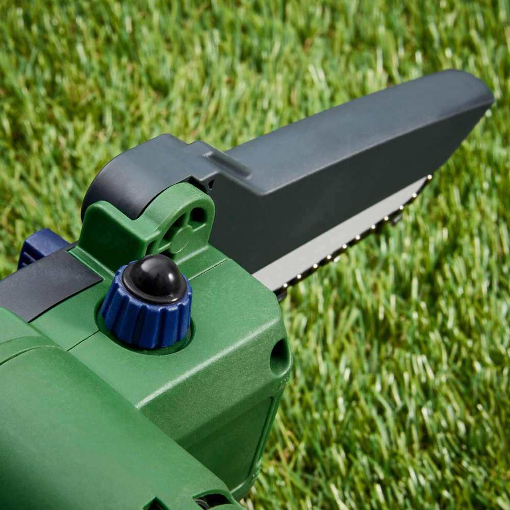 Powerbase Cordless Mini Chainsaw Green Image 5