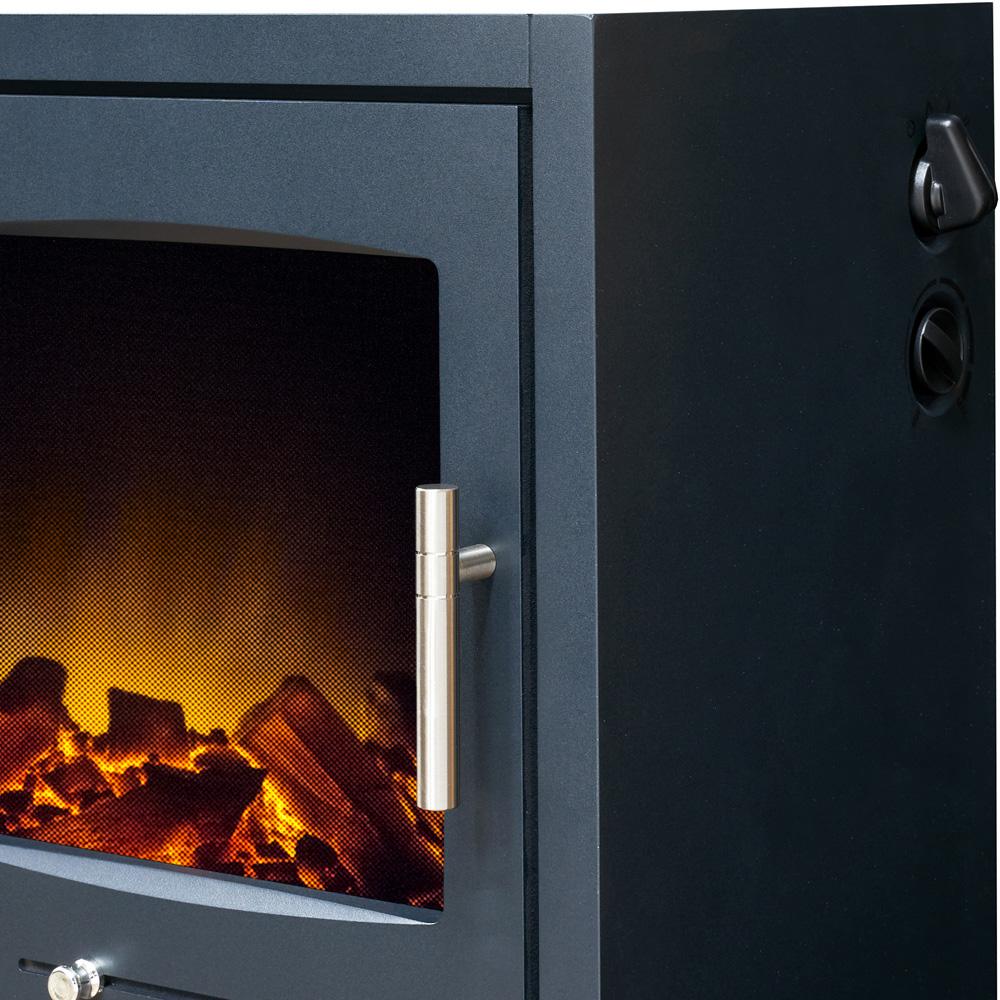Adam Bergen Charcoal Grey Electric Stove Image 4