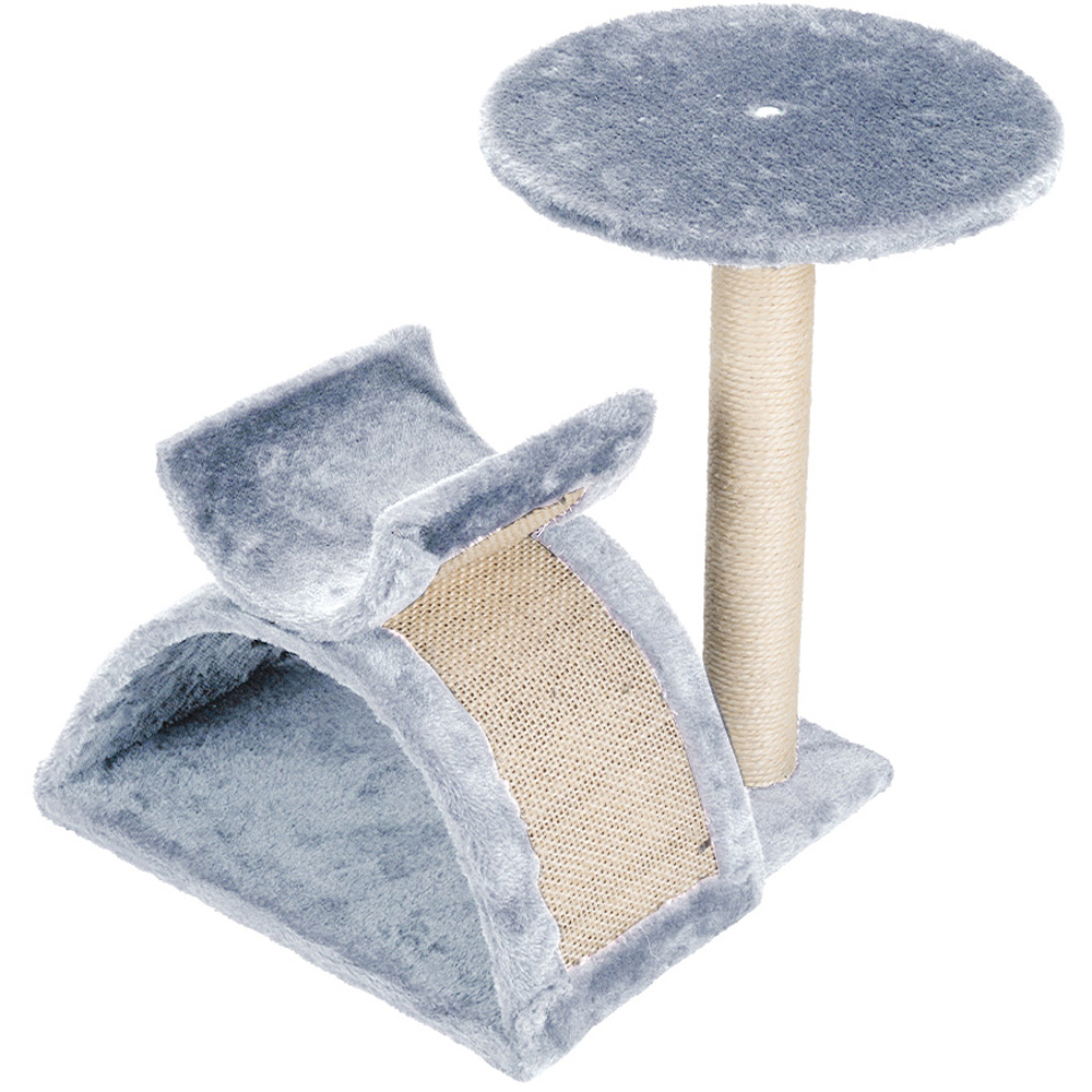 H&O Direct Multi-Level Cat Tree with Scratching Post and Dangling Ball Image 3