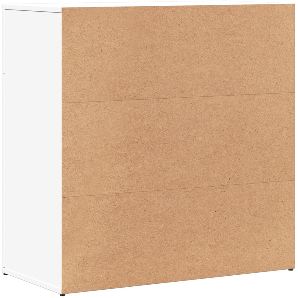 vidaXL 2 Door 2 Drawer White Sideboard Image 7