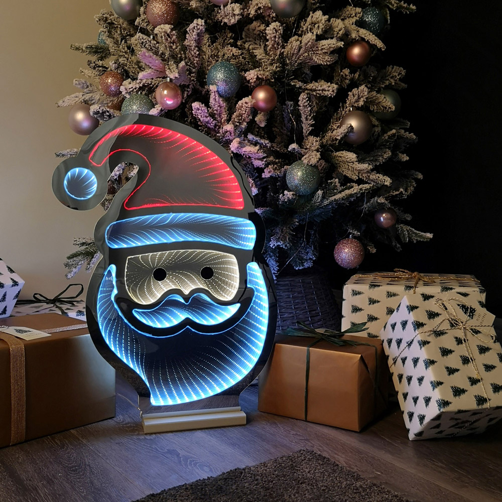 Samuel Alexander Infinity Light Up Standing Santa Christmas Decoration 60cm Image 5