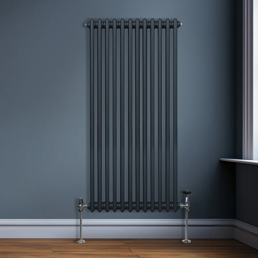 Monster Shop 5582 BTU Anthracite Grey Traditional 2 Column Radiator 1500 x 562mm Image 2