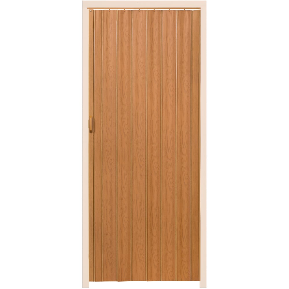 tectake Hase Walnut Internal Folding Door with Magnetic Closure Image 1