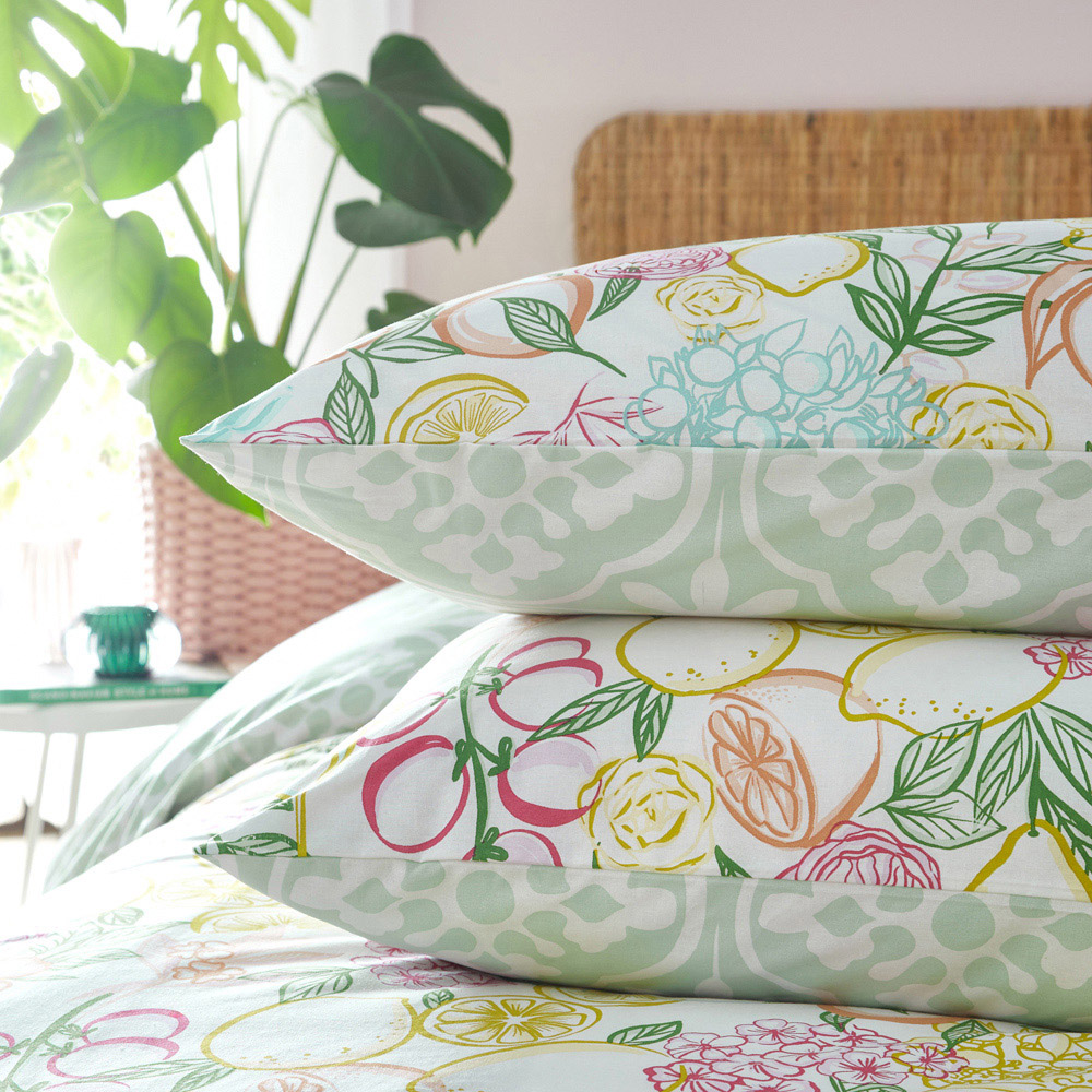 furn. Taormina Double Multi Floral Duvet Cover Set Image 3