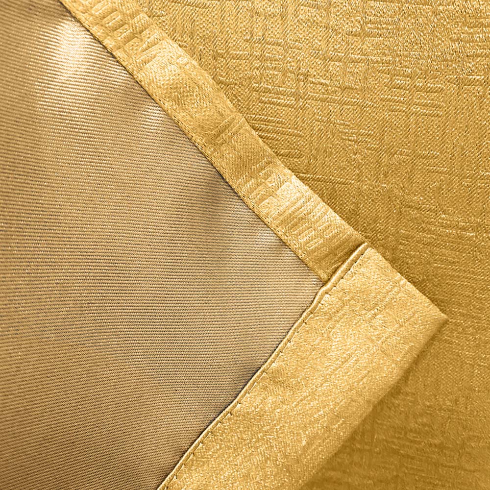 Enhanced Living Vogue Ochre Thermal Blackout Eyelet Readymade Curtains 168 x 137cm Image 4