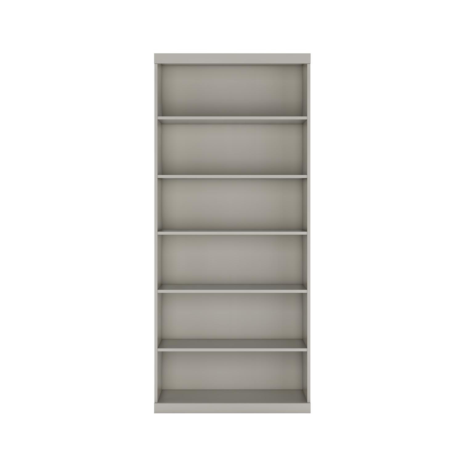 Compton 6 Shelf Grey Bookcase Image 2