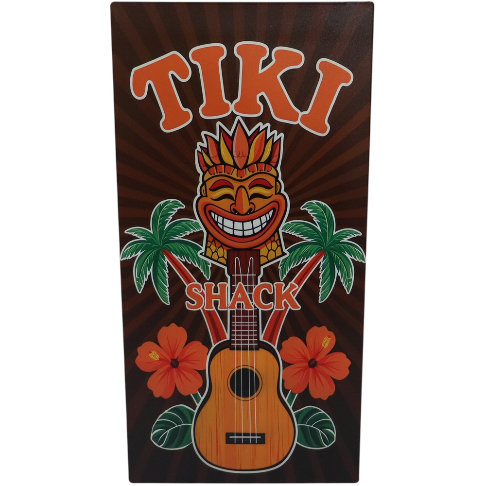 Tiki Tropical Metal Plaque Image 2