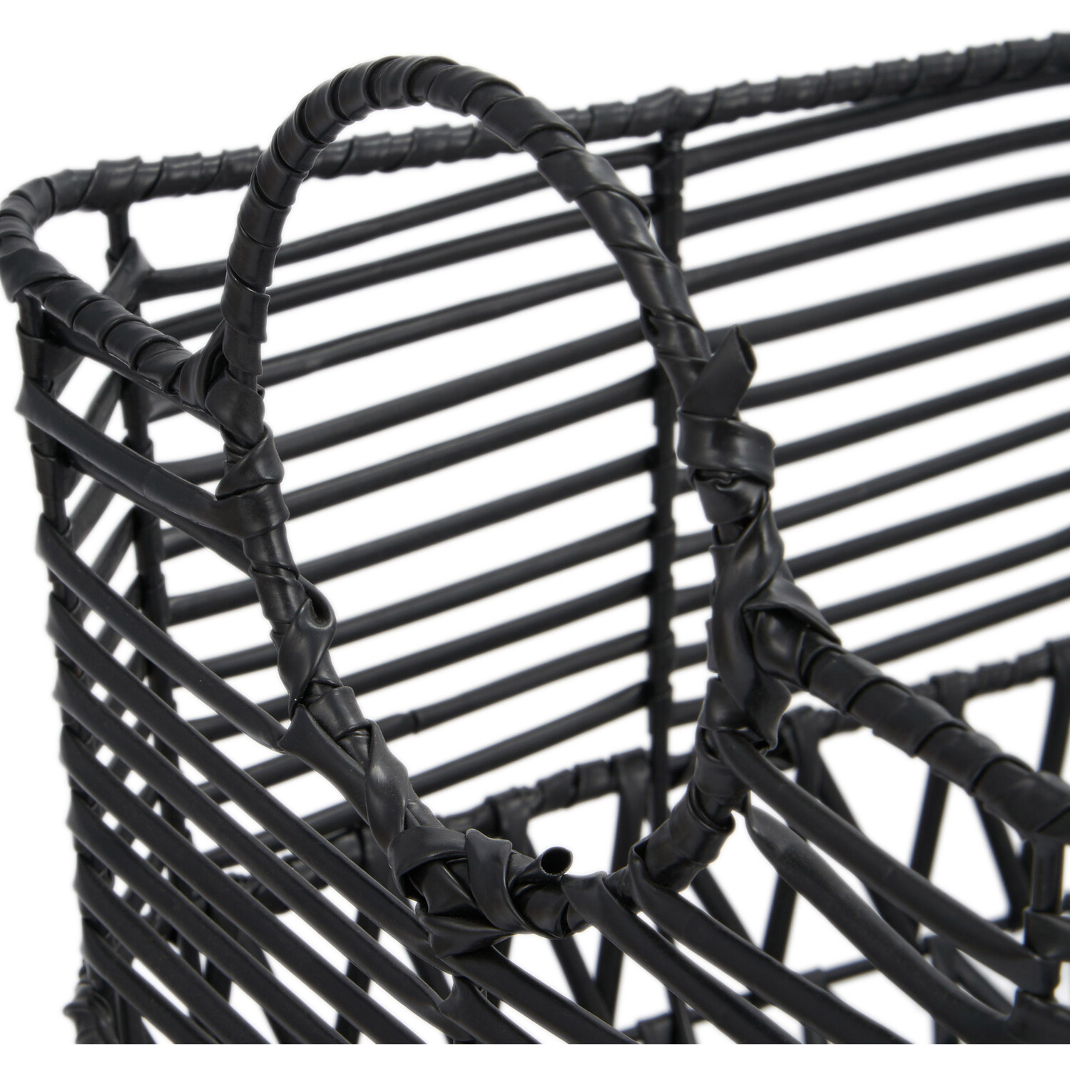 Black Storage Basket - Black Image 3